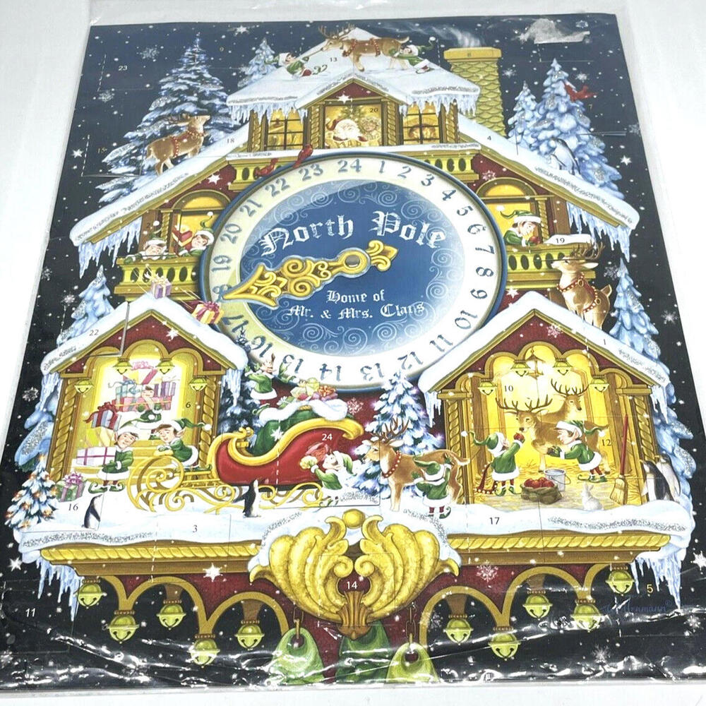 Vermont Cuckoo Clock‎ Christmas Advent Calendar Paper Brand NEW